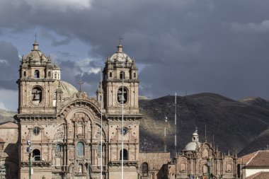 La Compania de İsa Kilisesi Plaza de Armas Meydanı'Cuzco, P