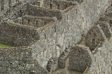 Görünümü, antik Inca şehir, Machu Picchu. 15-yy