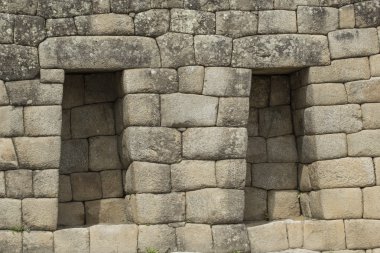 Görünümü, antik Inca şehir, Machu Picchu. 15-yy