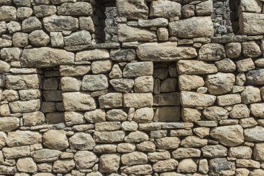 Görünümü, antik Inca şehir, Machu Picchu. 15-yy