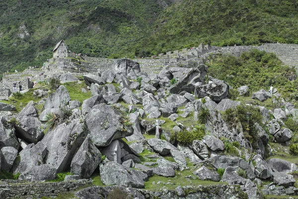 View of the ancient Inca City of Machu Picchu. The 15-th century — Stock Photo, Image