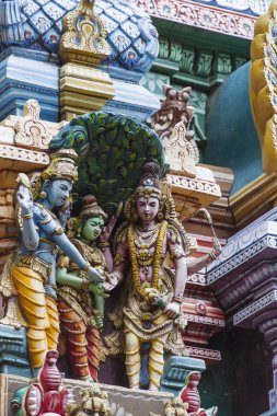 madurai, Hindistan tapınakta meenakshi detay