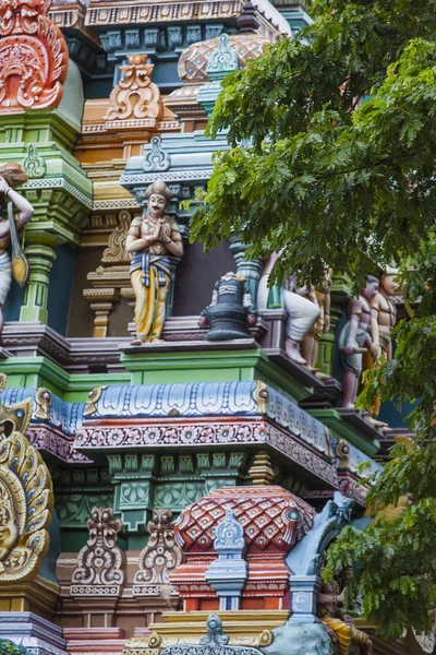 Detail of Meenakshi Temple in Madurai, India — Stock Photo, Image