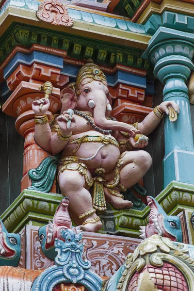 Detalhe do Templo Meenakshi em Madurai, Índia — Fotografia de Stock