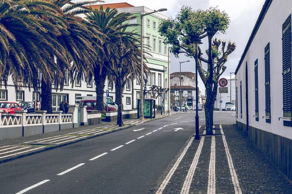 Azores Islands Architecture Historical City Center Ponta Delgada Azores Portugal — Stock Photo, Image