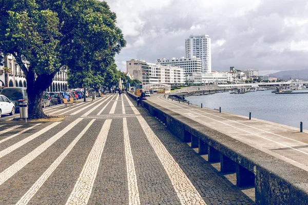 Azoren Eilanden Architectuur Historisch Centrum Van Ponta Delgada Azoren Portugal — Stockfoto