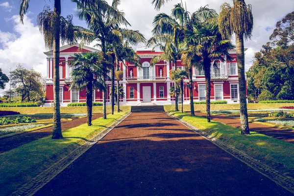 Beautiful Jardim Sena Freita Located Historic Center Ponta Delgada City — Stock Photo, Image