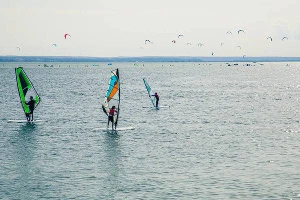 Summer Water Sports Bay Puck Poland — Stock Photo, Image