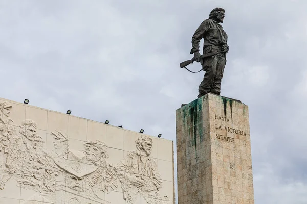 Μνημείο Che Guevara Plaza Revolution Σάντα Κλάρα Κούμπα — Φωτογραφία Αρχείου