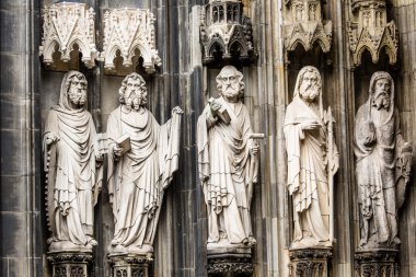 Köln Katedrali. Cephe detay 