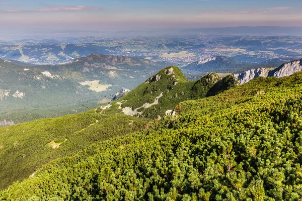 Gebirgslandschaft.Tatra Gebirge, Polen. — Stockfoto