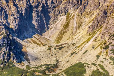 hiking trail dan tatra Dağları manzarası. Polonya. Avrupa.