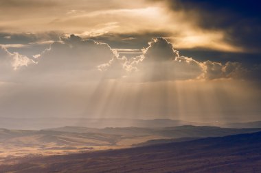 Gran Sabana akşam ışık - Venezuela, Güney Amerika 