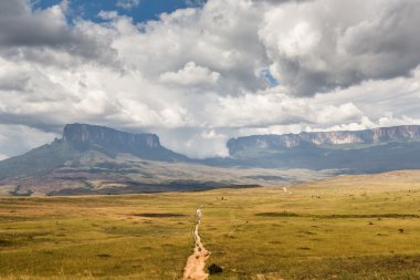 Mount Roraima - Venezüella ' dan Güney Amerika'ya izlemek 