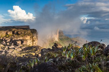 Roraima Yaylası Grand Sabana - Venezuela, Latin Amerika üzerinde görünümünden 