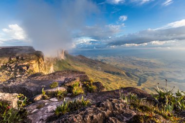 Roraima Yaylası Grand Sabana - Venezuela, Latin Amerika üzerinde görünümünden 
