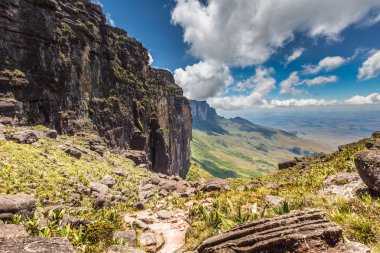 Roraima Yaylası Grand Sabana - Venezuela, Latin Amerika üzerinde görünümünden 