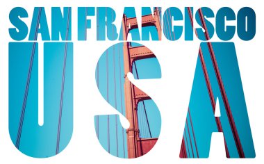 Golden gate Köprüsü san francisco, ABD 