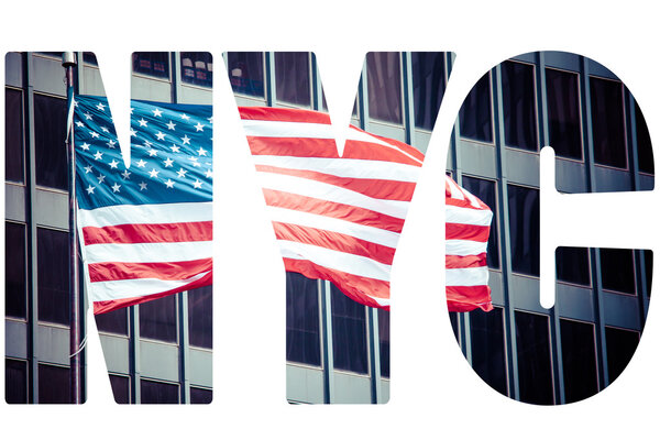 Американский флаг в Нью-Йорке
.