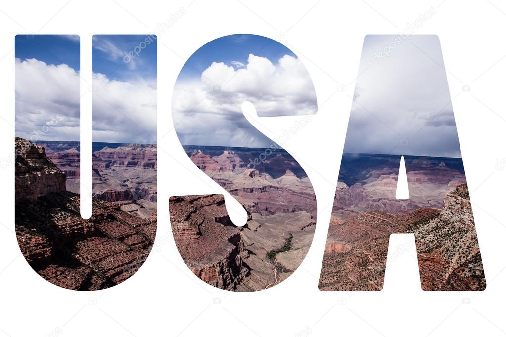 Word USA Grand Canyon National Park, Arizona 