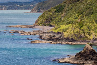 Russell Paihia, Bay Islands, Yeni Zelanda yakınındaki üzerinden manzara