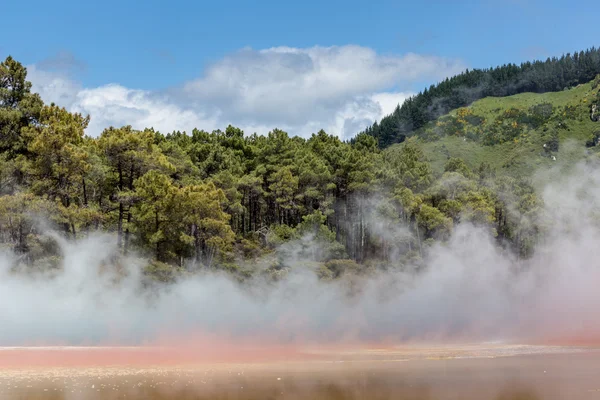 Piscina de champanhe em Waiotapu Thermal Reserve, Rotorua, Nova Zelândia — Fotografia de Stock