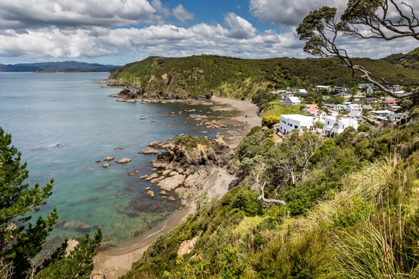 Paisaje de Russell cerca de Paihia, Bahía de las Islas, Nueva Zelanda — Foto de Stock