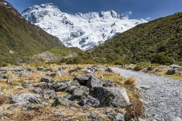 View of Mt Cook National Park, New Zealand. — Stock Photo, Image