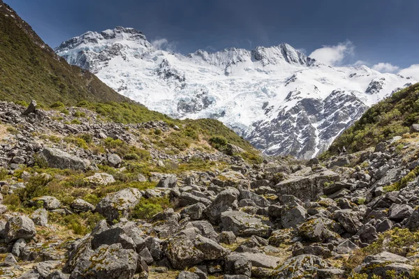 Vista del Parco Nazionale del Monte Cook, Nuova Zelanda . — Foto Stock