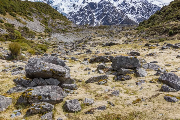 Άποψη του Mt Cook εθνικό πάρκο, Νέα Ζηλανδία. — Φωτογραφία Αρχείου