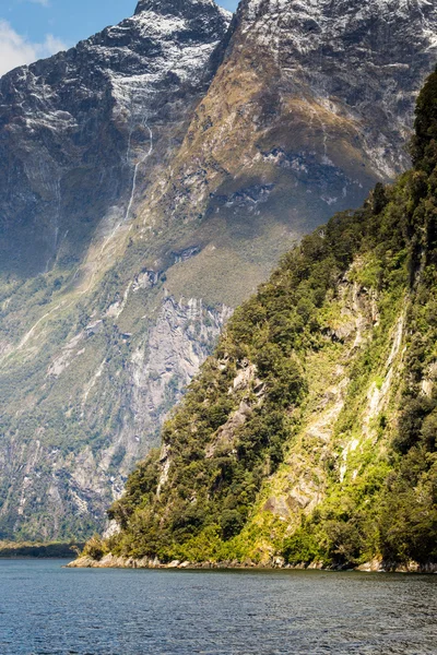 Milford Sound, Fiordland, Nový Zéland. — Stock fotografie