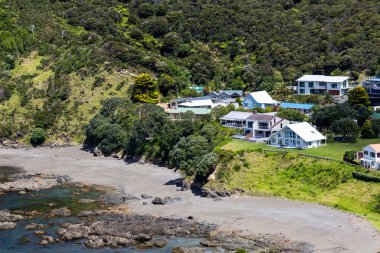 Russell Paihia, Bay Islands, Yeni Zelanda yakınındaki üzerinden manzara