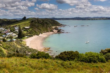Landscape from Russell near Paihia, Bay of Islands, New Zealand clipart