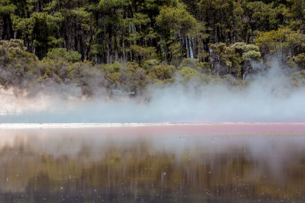 Champagne Pool in Waiotapu Thermal Reserve, Rotorua, New Zealand