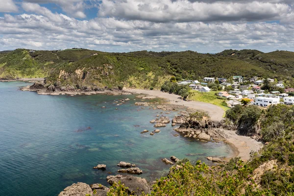 Lanskap dari Russell dekat Paihia, Teluk Kepulauan, Selandia Baru — Stok Foto