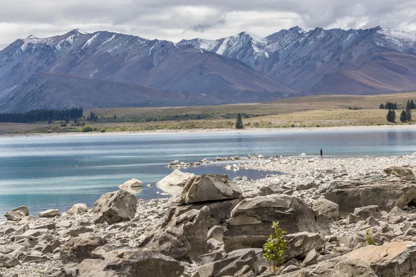 Λίμνη tekapo, Νότιο νησί, Νέα Ζηλανδία — Φωτογραφία Αρχείου