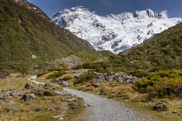 Kilátás a Mt Cook Nemzeti Park, Új-Zéland. — Stock Fotó