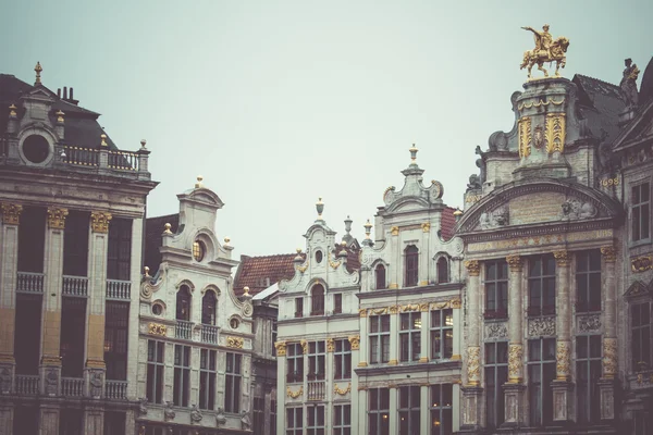 Guildhalls on the Grand Place, Bruxelas, Bélgica — Fotografia de Stock