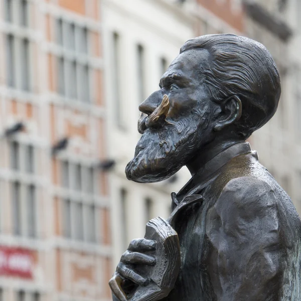 Statue of bruegemeister Buls in brussels — Stock Photo, Image