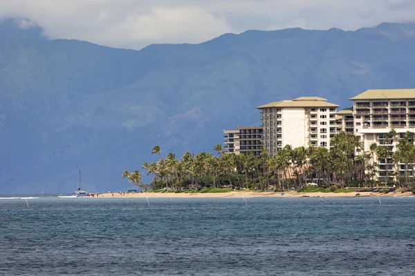 Pláž Kaanapali, turistická destinace Maui Hawaii — Stock fotografie