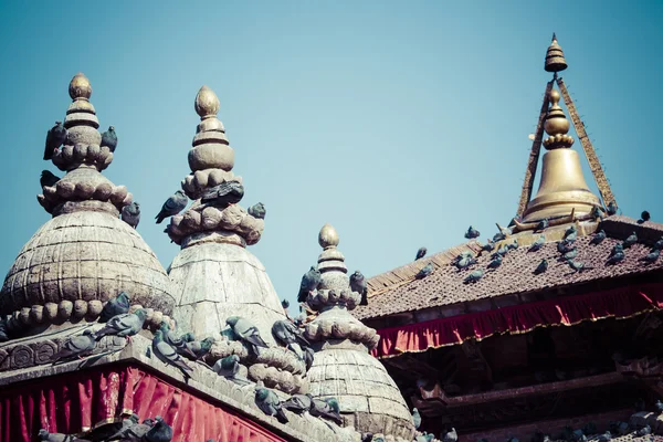 Den berömda Durbar square i Kathmandu, Nepal. — Stockfoto