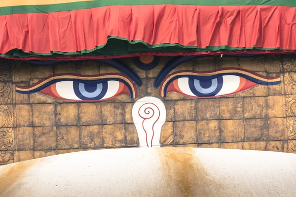 Nepal Katmandu vadisinde Boudhanath Stupa
