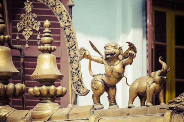 Templos de Durbar Square em Bhaktapur, Kathmandu, Nepal . — Fotografia de Stock