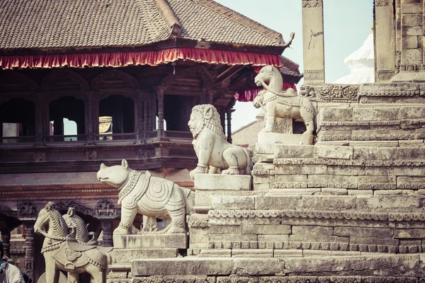 Bhaktapur, 네팔 카트만두, 더르바르 광장의 사원. — 스톡 사진