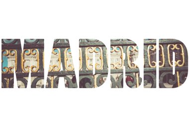 Madrid Retiro p Crystal Palace (Palacio de cristal) üzerinden kelime