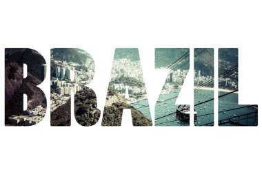 Rio de Janeiro 'daki ünlü yerler hakkında BRASIL.