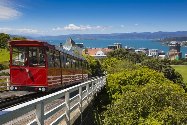 Веллингтон, Новая Зеландия - 18 ноября: View of the Wellington Ca — стоковое фото