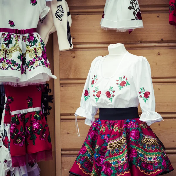 Traditionella kläder i Zakopane, Poland. — Stockfoto