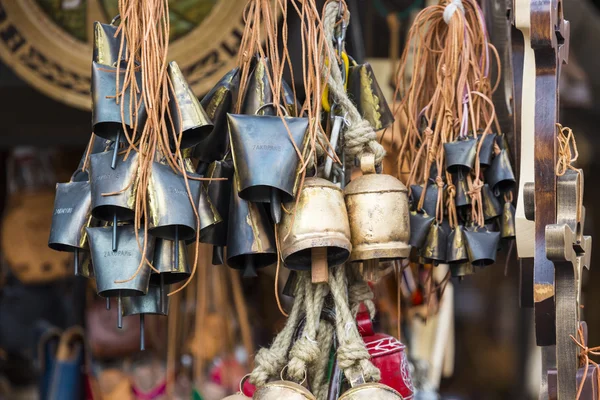 Metal bells from Zakopane — Stock Photo, Image