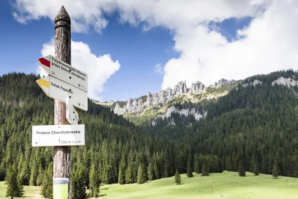 Chocholowska valley, Tatra Mountains, Poland — Stock Photo, Image